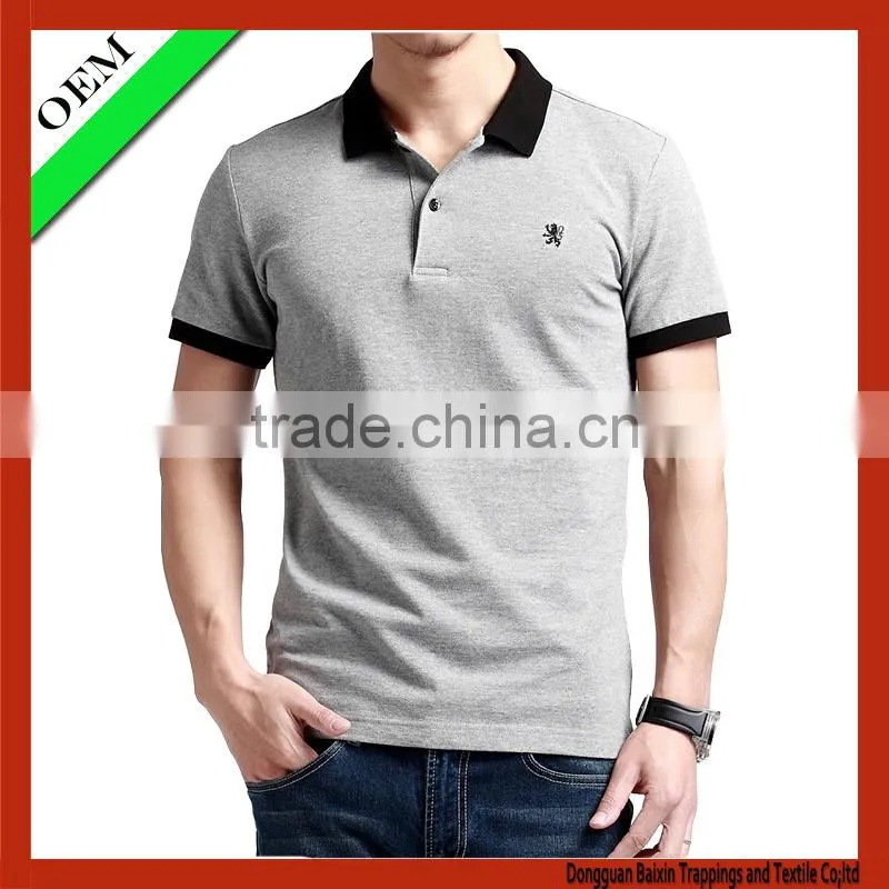 china alibaba custom make high quality polo t-shirt With Short Sleeve