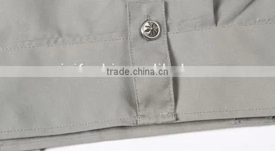 OEM custom logo unisex long sleeve security clothing guard uniform shirt
