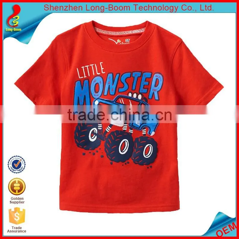 50LF# O-neck short sleeve soft cotton short sleeve t-shirts polo shirts baby clothes