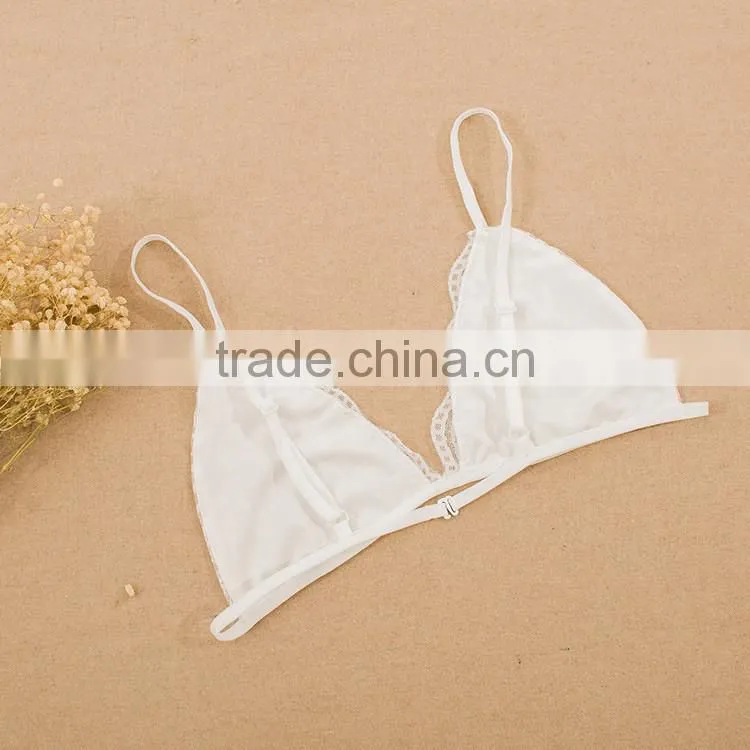 Top level non-convertible Straps sexy lace women bra