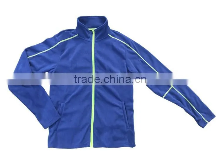 Casual wear mens soft hand feeling outdoor knitted wear fleece jacket unisex cheap jacket