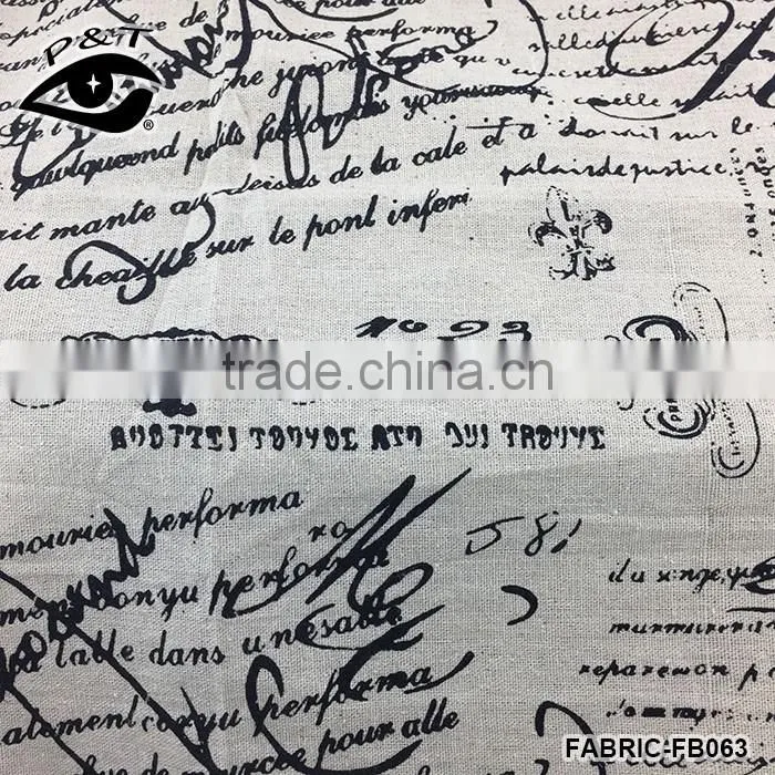 100% Polyester Linen Look Fabric With PU/PVC Coating For Bags/Luggages/Garment /Sofa Using
