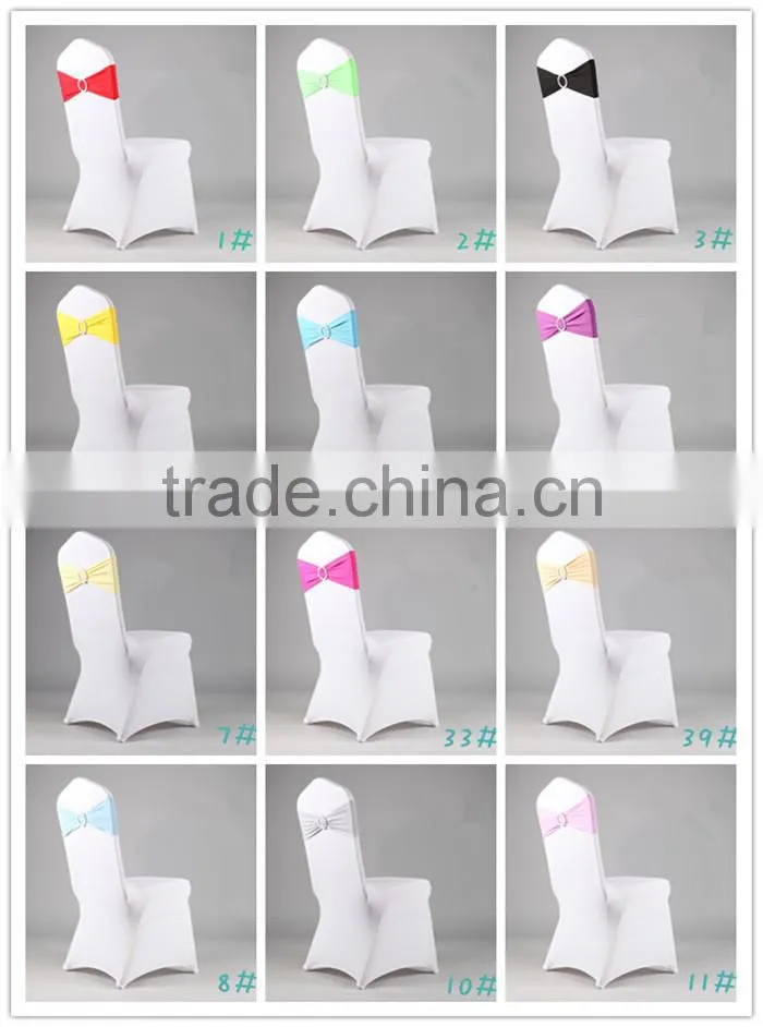 Big Discount Lavender Lycra Chair Bands with Round buckle Lycra Chair Cover Sash Bands for Weddings Events Decoration