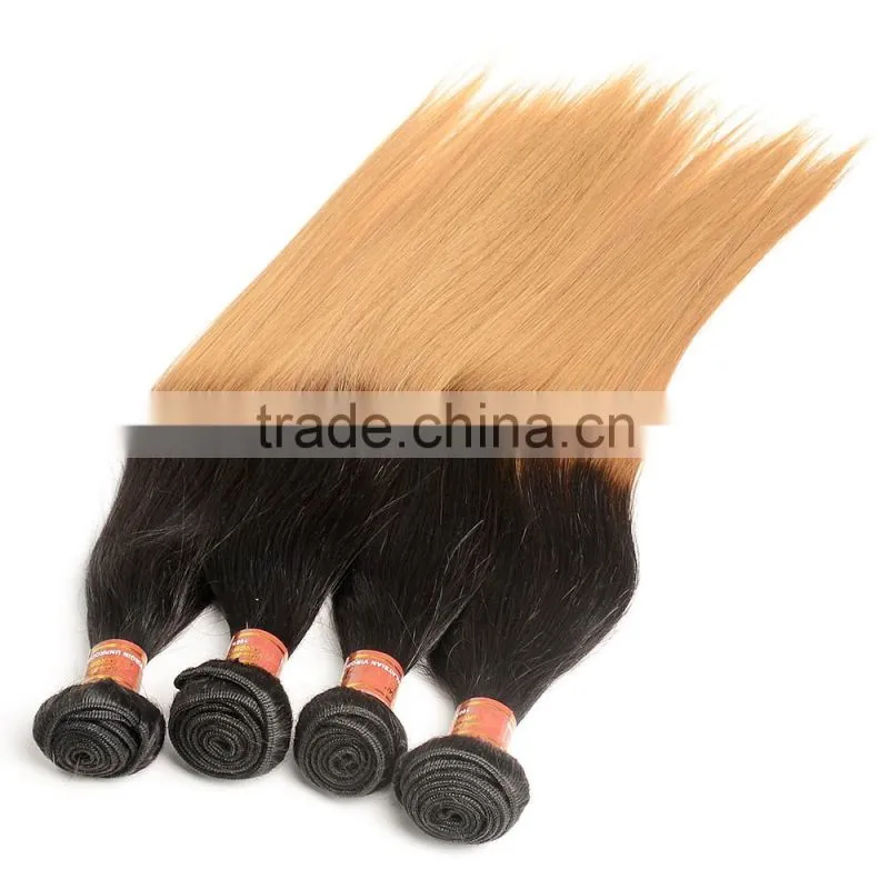Beautiful 1b/27 straight 6a virgin hair alixpress malaysian hair