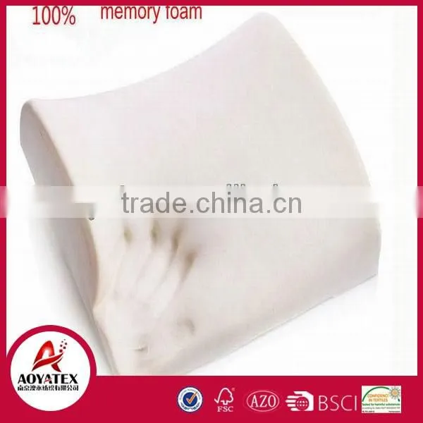 Solid color memory foam pillow, High quality memory foam with fleece cover, Wholesale memory foam Alibaba supplier