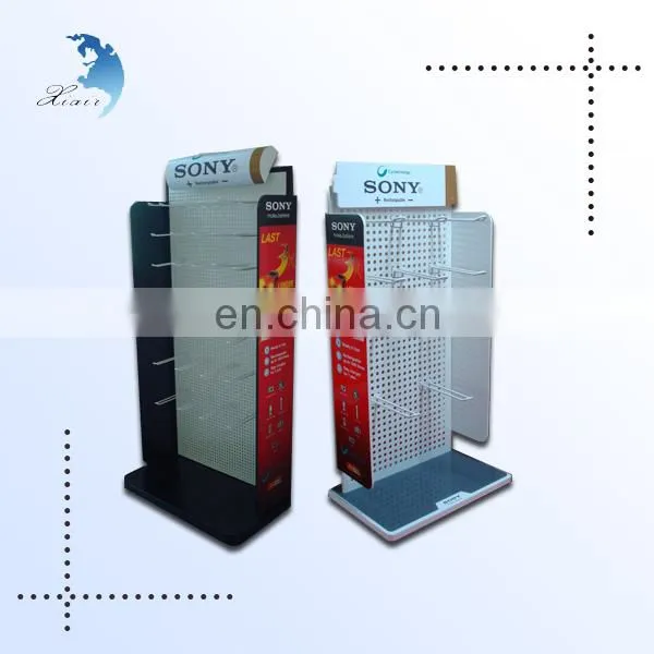 Supermarket Hanging flooring metal display stand