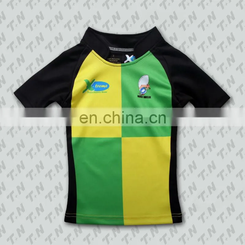 New Design Sublimation cotton Rugby Shirts