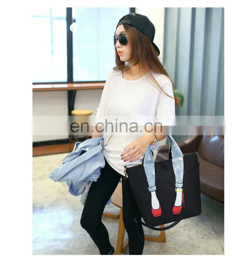 JL Bag17025 2017 Woman Bag Canvas Leisure Bag Modern Lady Bag