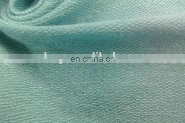 Winfar Textile Plain Dyed Knit Polyester Rayon French Terry Fabric for Sportswear