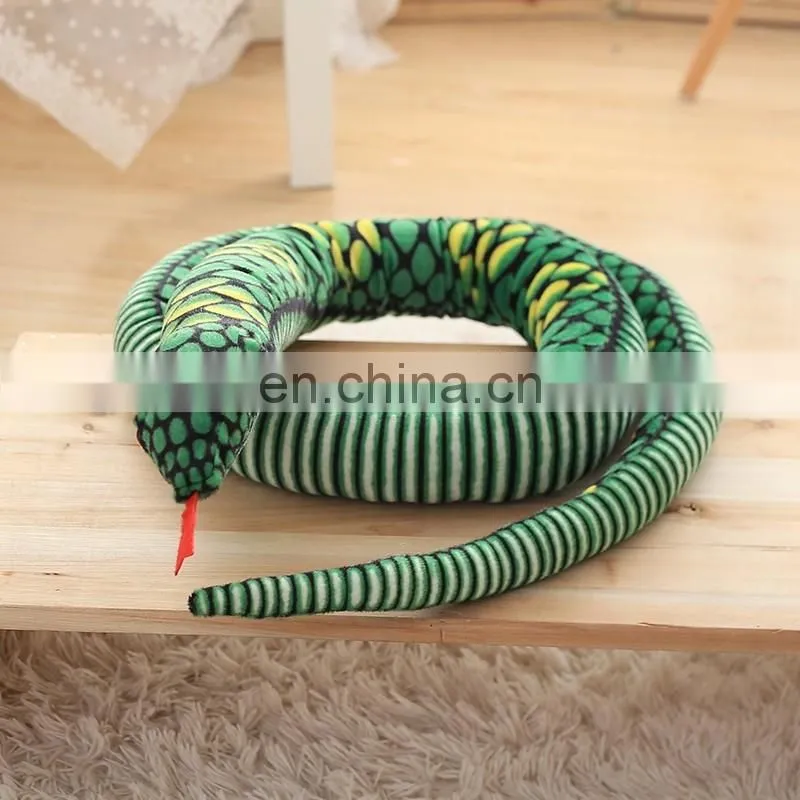 free sample soft toy snake the simulation of python Plush snake stuffed