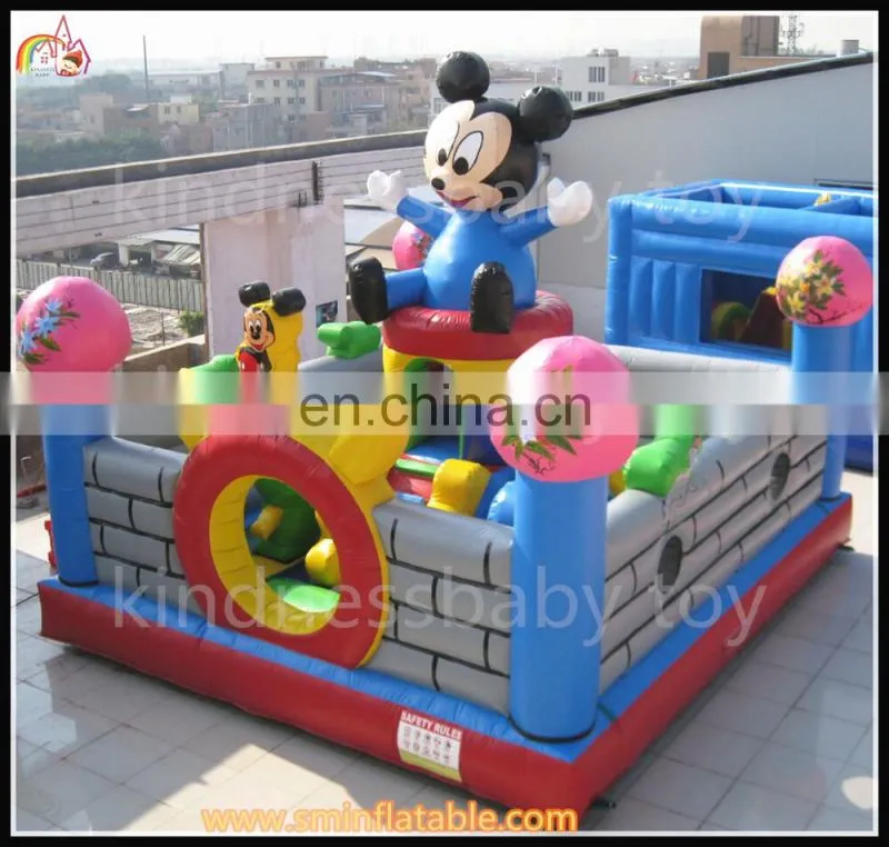 Top Fun Inflatable cartoon funcity,interesting amusement park,outdoor inflatable park