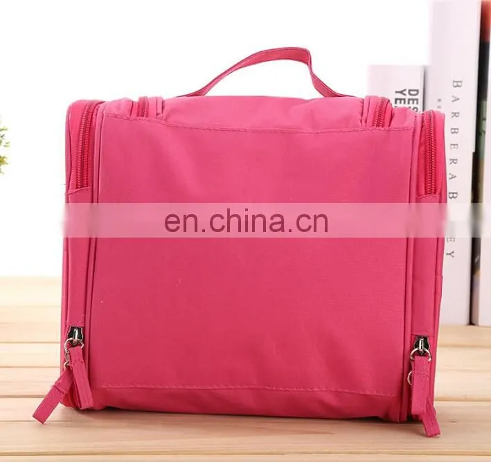 300D Oxford Fabric Wash Bag Foldable Organizer Multi-functional Hanging up Cosmetic Bag