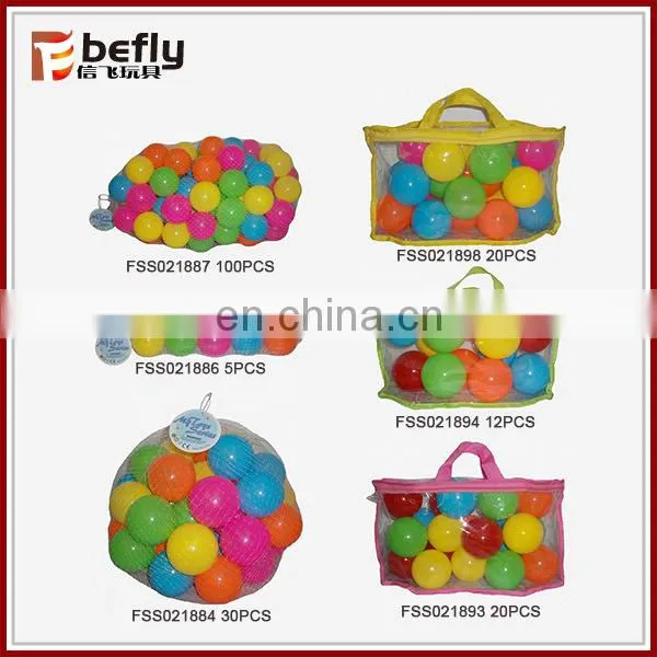7cm 50pcs 5 color mixed PE plastic play pit balls