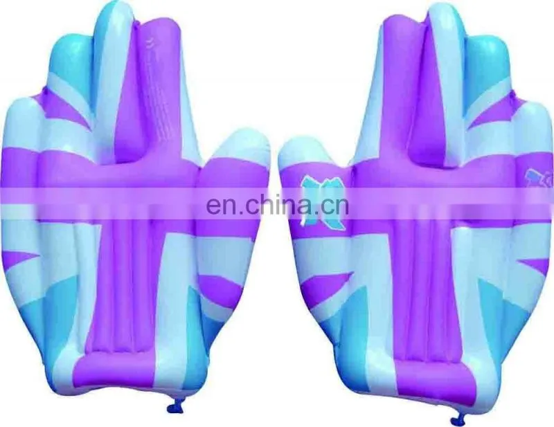 new eco-friendly PVC AZO Free Inflatable cheer hands