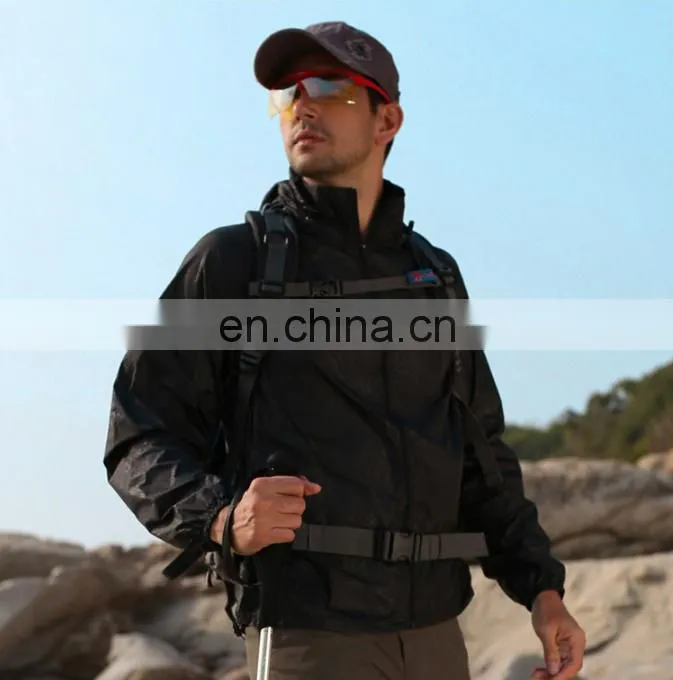 Wholesale outdoor unisex anti-UV adult cloth with hat sportsware
