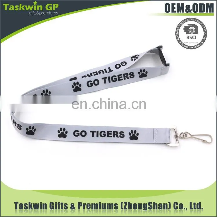 Custom polyester lanyards sublimation lanyard with no minimum order