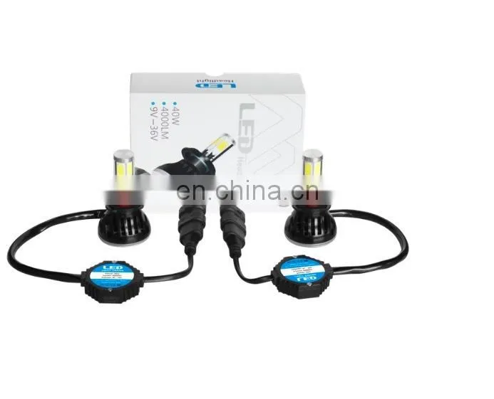 auto led car headlight H1 H4 H7 high brightness 4000lm