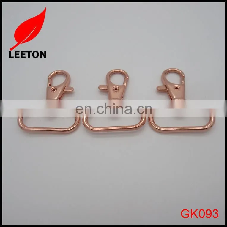 Bag Shiny rose gold swivel snap hook