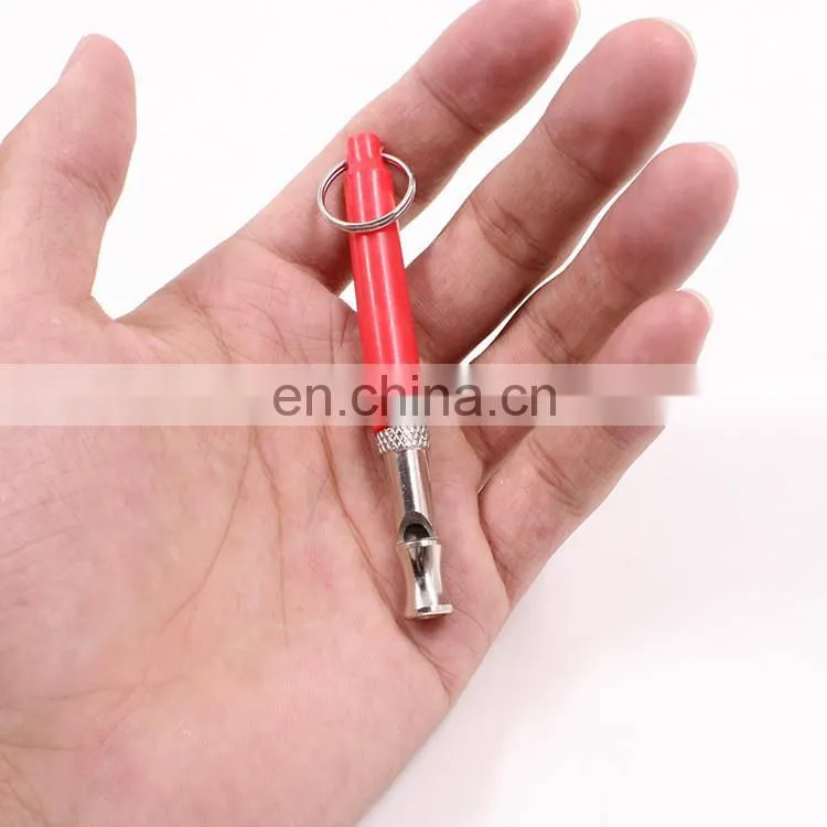 Colorful ultrasonic dog whistle to stop barking pet training whistle