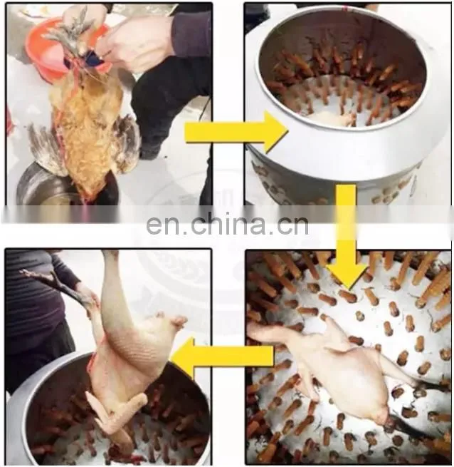 automatic slaughtering equipment chicken plucking machine / broiler chicken plucking machine / chicken feather plucker for sale