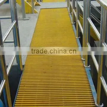 FRP/GRP fiberglass pultrusion grating (ISO 9001:2008 manufacturer)