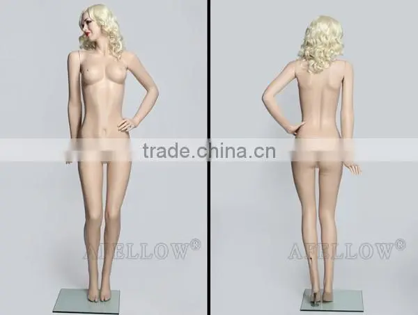 Female Mannequin Dummy Fiberglass Dress Form for Clothes Store Diplay MONROE3