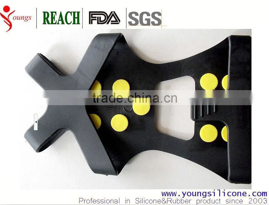 Hot sale factory price natural rubber slip resistant rubber sole shoe ice cleats grips rubber shoes cover anti-slip ice cleats
