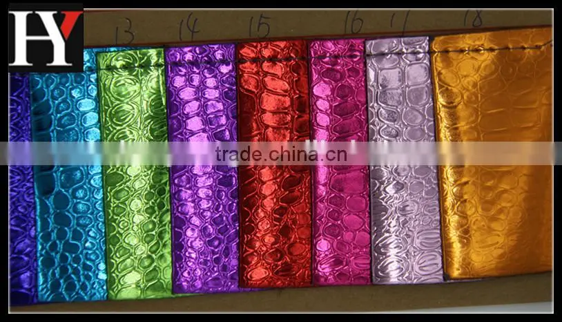 2015 Hot Sale Pu Glitter Leather For Bag