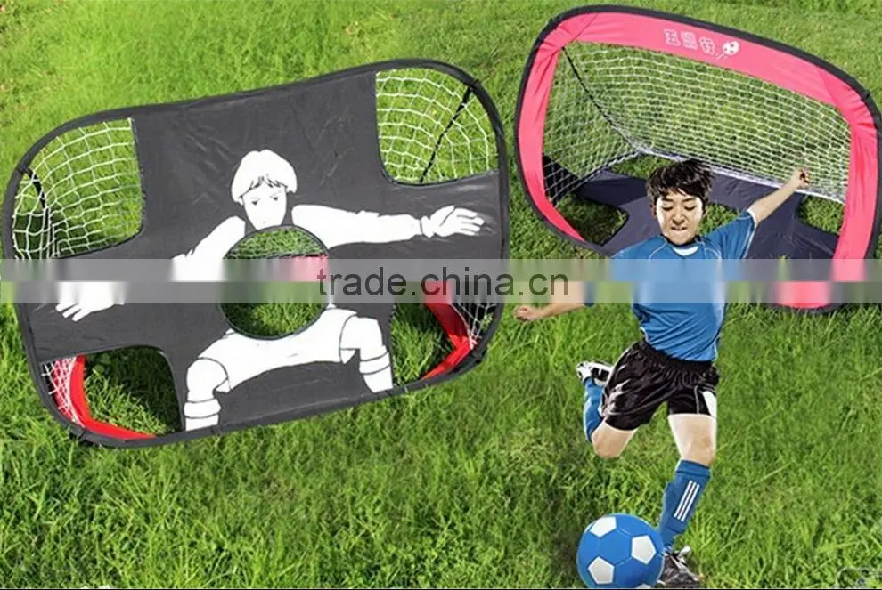 Gate Football Soccer Goals Pop Up Net Tent Kids Outdoor Play Toy