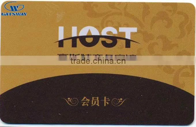 plastic rfid pvc uhf card for management system