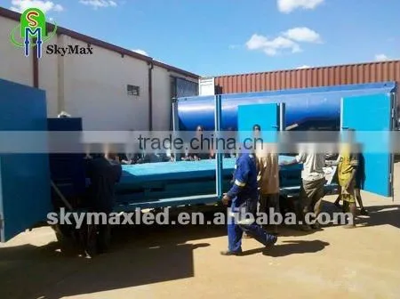 outdoor led advertising mobile display trailer