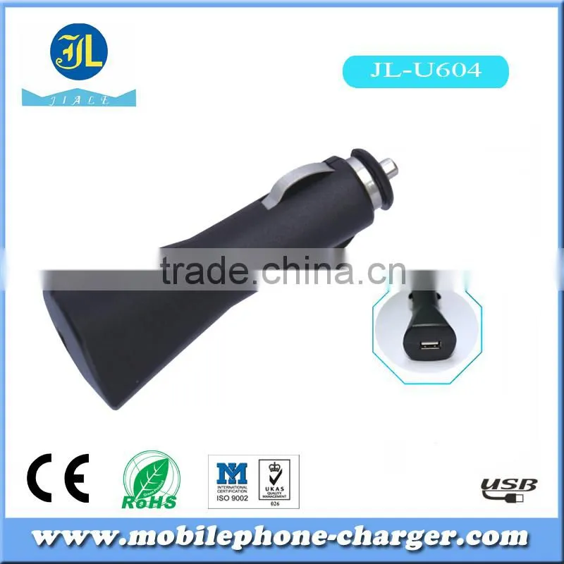 Electronic product USB vehicle charger adapter mobile phone accessories with ABS material