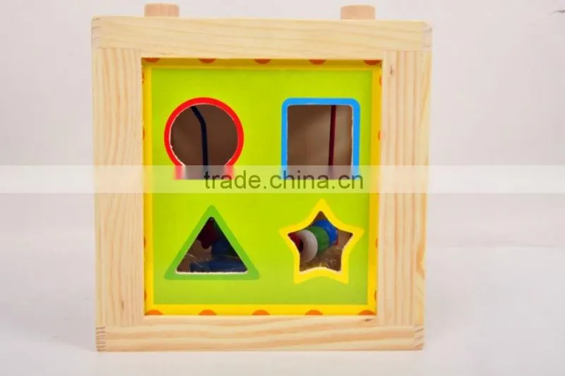 chinese kids games Intelligent Playing Cube Wooden educational toys for kids wholesale
