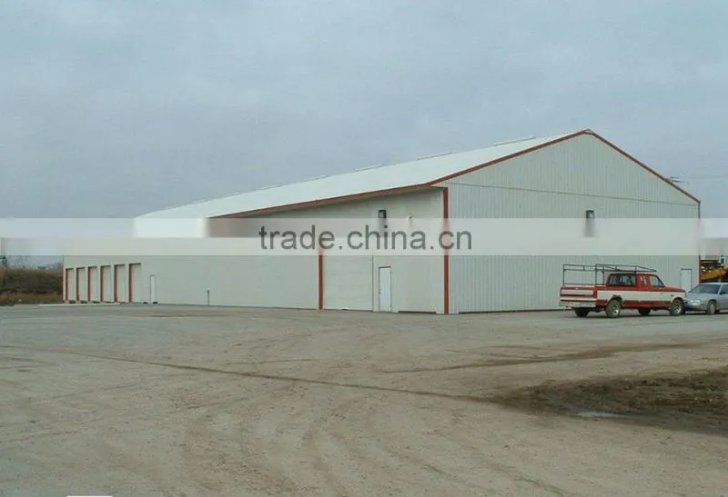 Long span peb steel structure warehouse