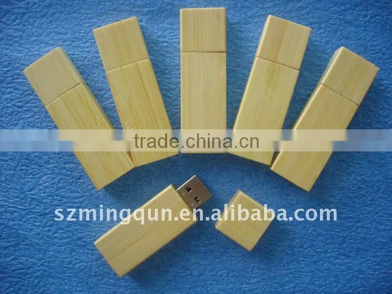Hot seller promotion gift Bamboo/Wooden USB fash drive128MB-16GB
