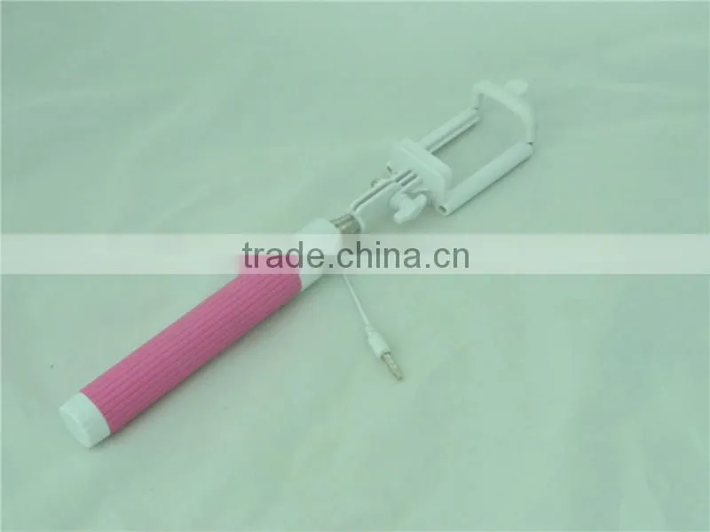 Z02 Plastic selfie stick with bluetooth remote shutter for wholesales