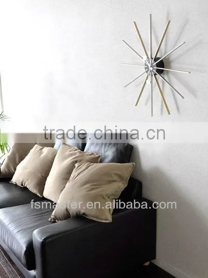 Copper star wall clock