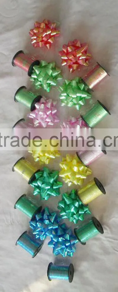 Plastic PP Festival Holiday Colorful ribbon/ Easter Egg and Curly Bows Hot sale in United kingdom