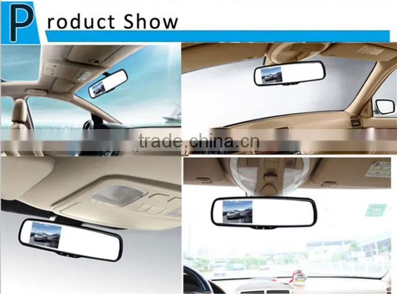 4.3 inch rear view mirror monitor