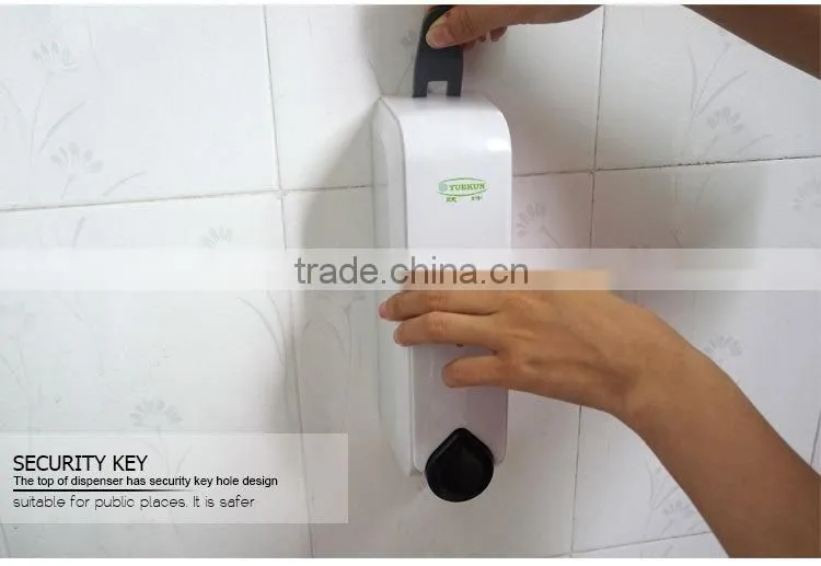 wall mounted hand wash lotion soap dispenser holder 350ml mini sigle manual wash dispenser wholesale soap gel dispenser YK1508
