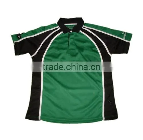 High quality sublimation stretch red white rugby jersey