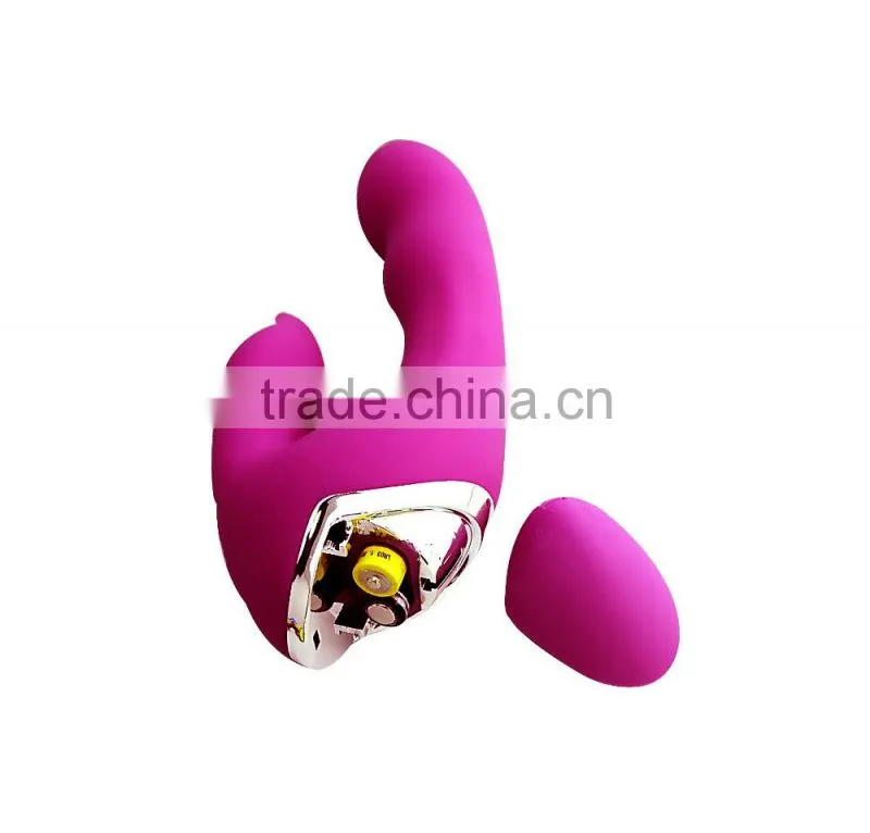High quality OEM Silicone G-Spot Vibrator(Pink) , waterproof vibrator Clit Vibe For Women