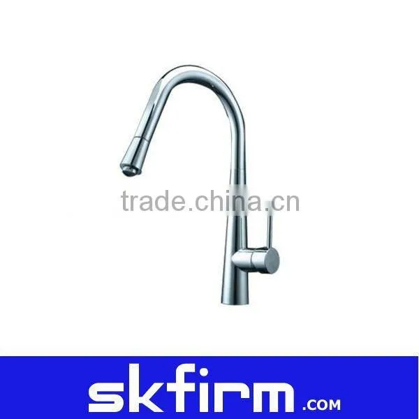 Kitchen Design Pull Out Faucet Chrome Brass Water Tap