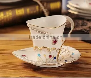 Moroccan Fine Porcelain Coffee Set Tea Set