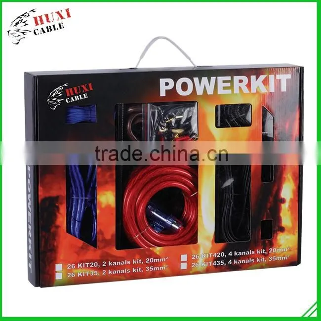 Low Price,Popular Wiring Kits, 4GA amplifier cable kits