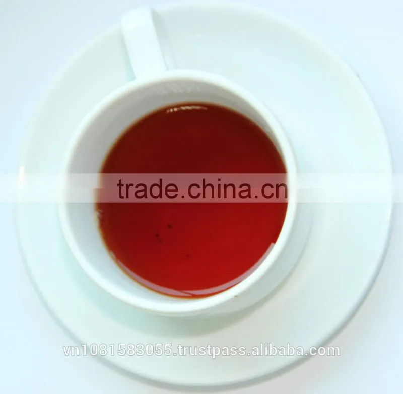 low price long-lasting aroma dark red PF black tea