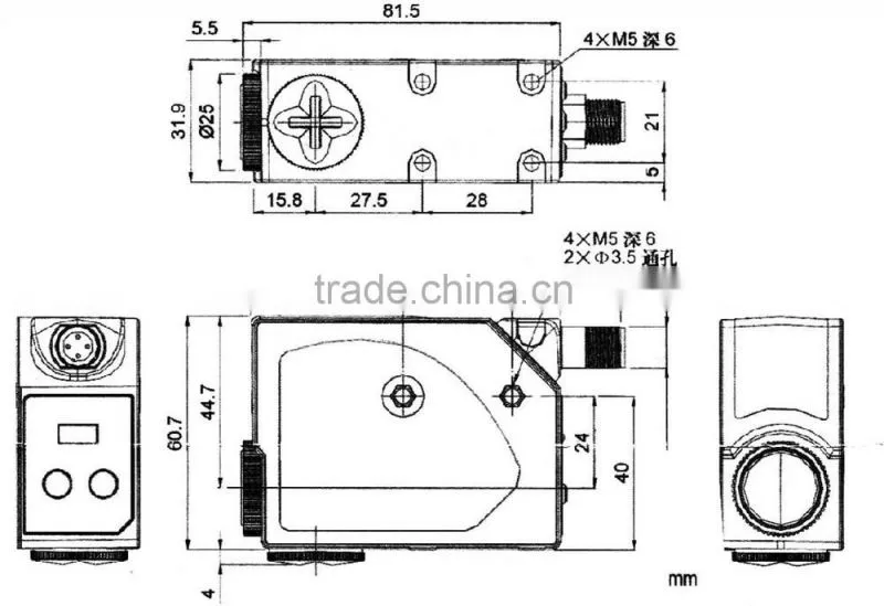 Web Guide Control system with color Sensor