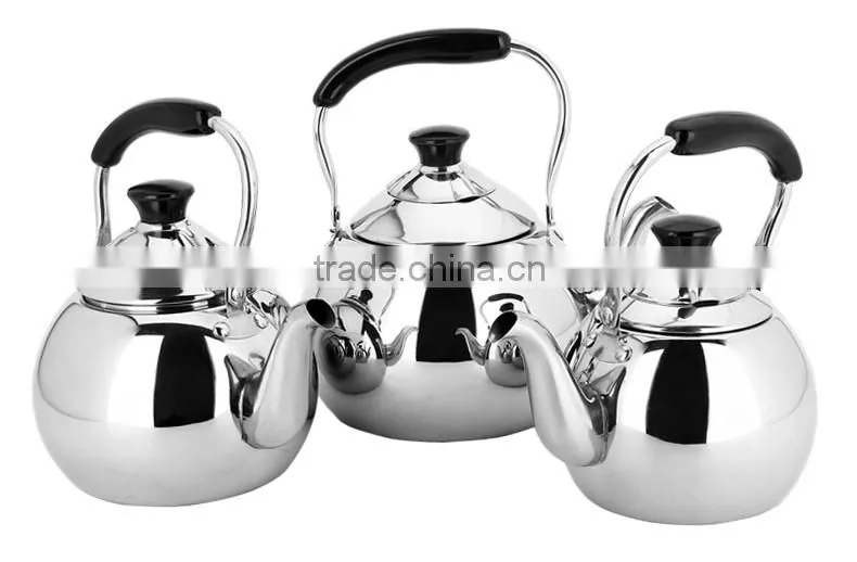 New arrival hotel stainless steel kettle mirror polishing manufacturing process kettle with lip