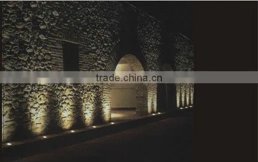 9x1w high power LED stainless steel ground light