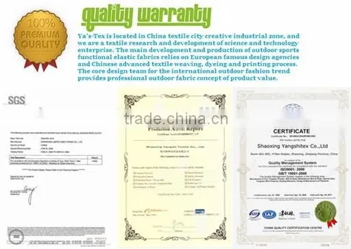 Bamboo Fiber Stretch Waterproof Breathable Fabric Polyester Spandex Fabric For Shirts